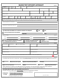 Form BA1OK:BTOA2.4 Blood Test Officer&#039;s Affidavit - Oklahoma, Page 2