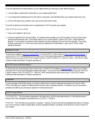 Instructions for USCIS Form G-325A Biographic Information (For Deferred Action), Page 2