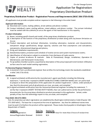 Form DOH337-074 Application for Registration Proprietary Distribution Product - on-site Sewage System - Washington, Page 3