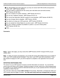 Form NA692 Notice of Change - Cash Assistance Program for Immigrants (Capi) - California, Page 2