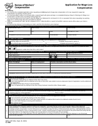 Form C-140 (BWC-1267) Application for Wage Loss Compensation - Ohio