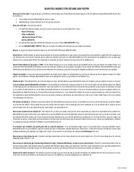 Form FHR-1 Fair Hearing Application Form - Massachusetts (Haitian Creole), Page 2