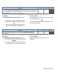 General Supervision File Review Checklist - Idaho, Page 13