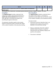 General Supervision File Review Checklist - Idaho, Page 6