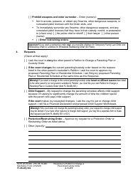 Form FL Modify602 Response to Petition to Change a Parenting Plan or Custody Order - Washington, Page 4