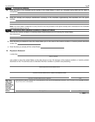 IRS Form 8843 Statement for Exempt Individuals and Individuals With a Medical Condition, Page 2