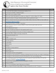 Document preview: Applicant Spot Charter Checklist - Alaska
