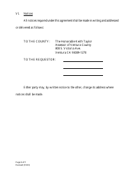 Public Info Agreement Contract - Ventura County, California, Page 6