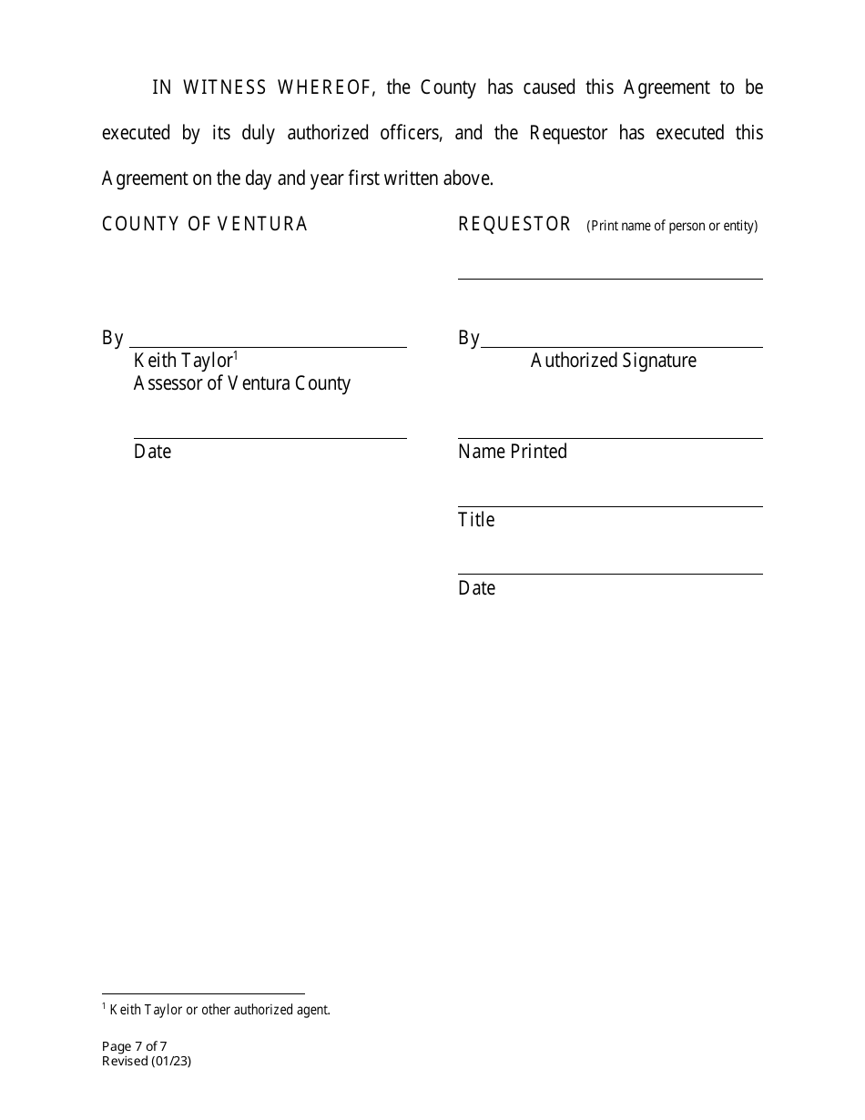 Public Info Agreement Contract - Ventura County, California, Page 7