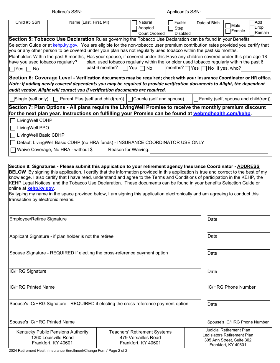 Form 6200 Download Fillable PDF Or Fill Online Retiree Health Insurance ...