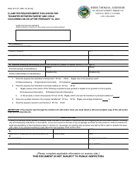 Document preview: Form BOE-19-P Claim for Reassessment Exclusion for Transfer Between Parent and Child Occurring on or After February 16, 2021 - Santa Cruz County, California