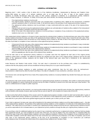 Form BOE-19-B Claim for Transfer of Base Year Value to Replacement Primary Residence for Persons at Least Age 55 Years - Santa Cruz County, California, Page 2
