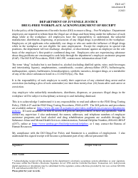 Document preview: Attachment B Drug-Free Workplace Acknowledgment of Receipt - Florida