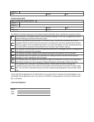 Initial Website Document Provider Registration - North Carolina, Page 2