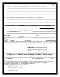 Form CFJ-515 Application for Pardon or Commutation of Sentence (Current Michigan Prisonersonly) - Michigan, Page 4