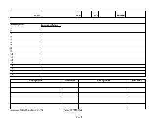 Form NS FRM205A Daily/Weekly Medication &amp; Health Review - Delaware, Page 3