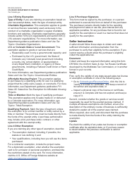 Form DR5002 Declaration of Wholesale or Entity Sales Tax Exemption - Colorado, Page 2