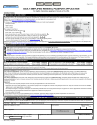 Form PPTC054 Adult Simplified Renewal Passport Application for Eligible Canadians Applying in Canada or the Usa - Canada, Page 3