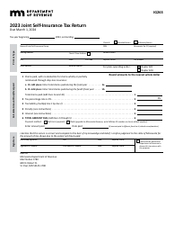 Form IG263 Joint Self-insurance Tax Return - Minnesota