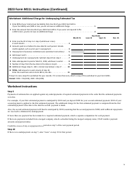 Form M11L Insurance Premium Tax Return for Life and Health Companies - Minnesota, Page 7