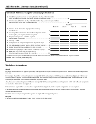 Form M11 Insurance Premium Tax Return for Property and Casualty Companies - Minnesota, Page 7