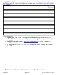 Form OHP0729 Comprehensive Administrative Examination Psychological Evaluation or Polygraph - Oregon, Page 2
