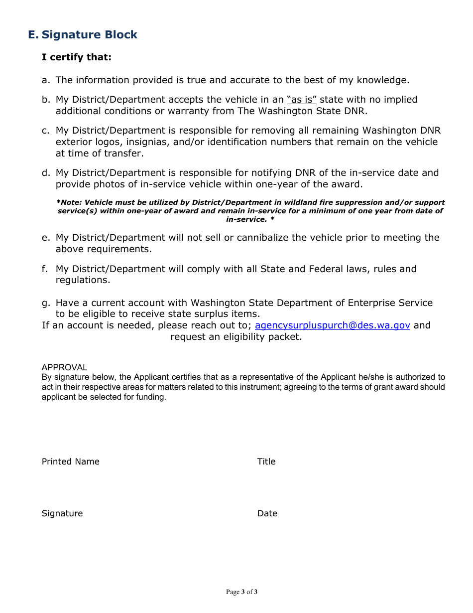 Surplus Command Vehicle Application - Washington, Page 3