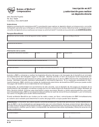 Document preview: Formulario A-12 (BWC-0019) Inscripcion En Act Y Autorizacion Para Realizar Un Deposito Directo - Ohio (Spanish)
