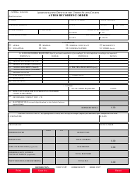 Form AO436 Audio Recording Order - Nevada