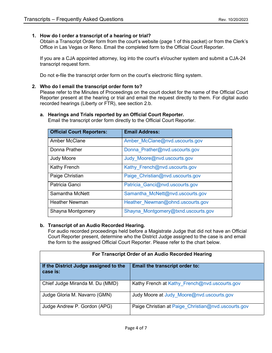 Form AO435 Download Fillable PDF or Fill Online Transcript Order ...