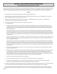 Form DSS-SE-408 Request for Child Support Services - South Dakota, Page 11