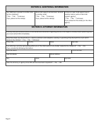 Form DSS-SE-408 Request for Child Support Services - South Dakota, Page 8