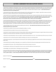 Form DSS-SE-408 Request for Child Support Services - South Dakota, Page 9