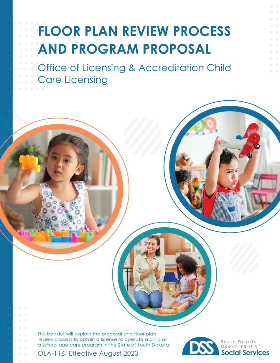 Form OLA-116 Floor Plan Review Process and Program Proposal - South Dakota, Page 1