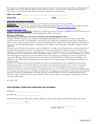 Alarm Systems Agent Application - Arkansas, Page 4