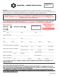 Alarm Systems Company Application - Arkansas, Page 3
