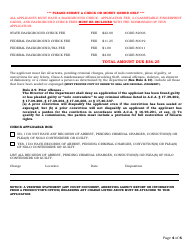Alarm Systems Company Application - Arkansas, Page 4
