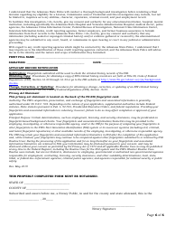 Alarm Systems Company Application - Arkansas, Page 6