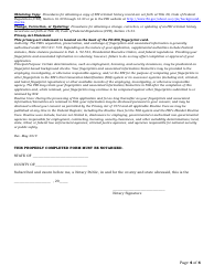Branch Manager Renewal Application - Arkansas, Page 4