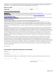 Intern Polygraph Examiner Application - Arkansas, Page 5