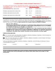 Security or Investigation Company Renewal Application - Arkansas, Page 4