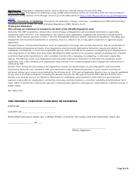 Security or Investigation Company Renewal Application - Arkansas, Page 6