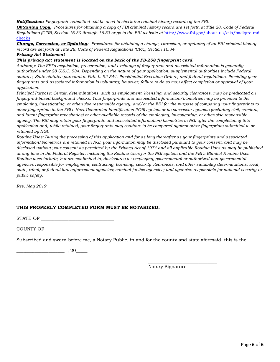 Security or Investigation Company Renewal Application - Arkansas, Page 6