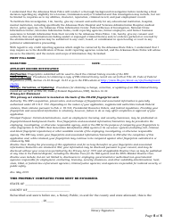 Alarm Systems Branch Location Application - Arkansas, Page 5