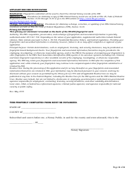 Alarm Systems Technician Renewal Application - Arkansas, Page 4