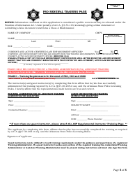 Private Security Officer Renewal Application - Arkansas, Page 5
