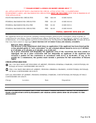 Alarm Systems Company Renewal Application - Arkansas, Page 4
