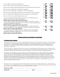 Alarm Systems Company Renewal Application - Arkansas, Page 5