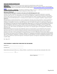 Alarm Systems Company Renewal Application - Arkansas, Page 6