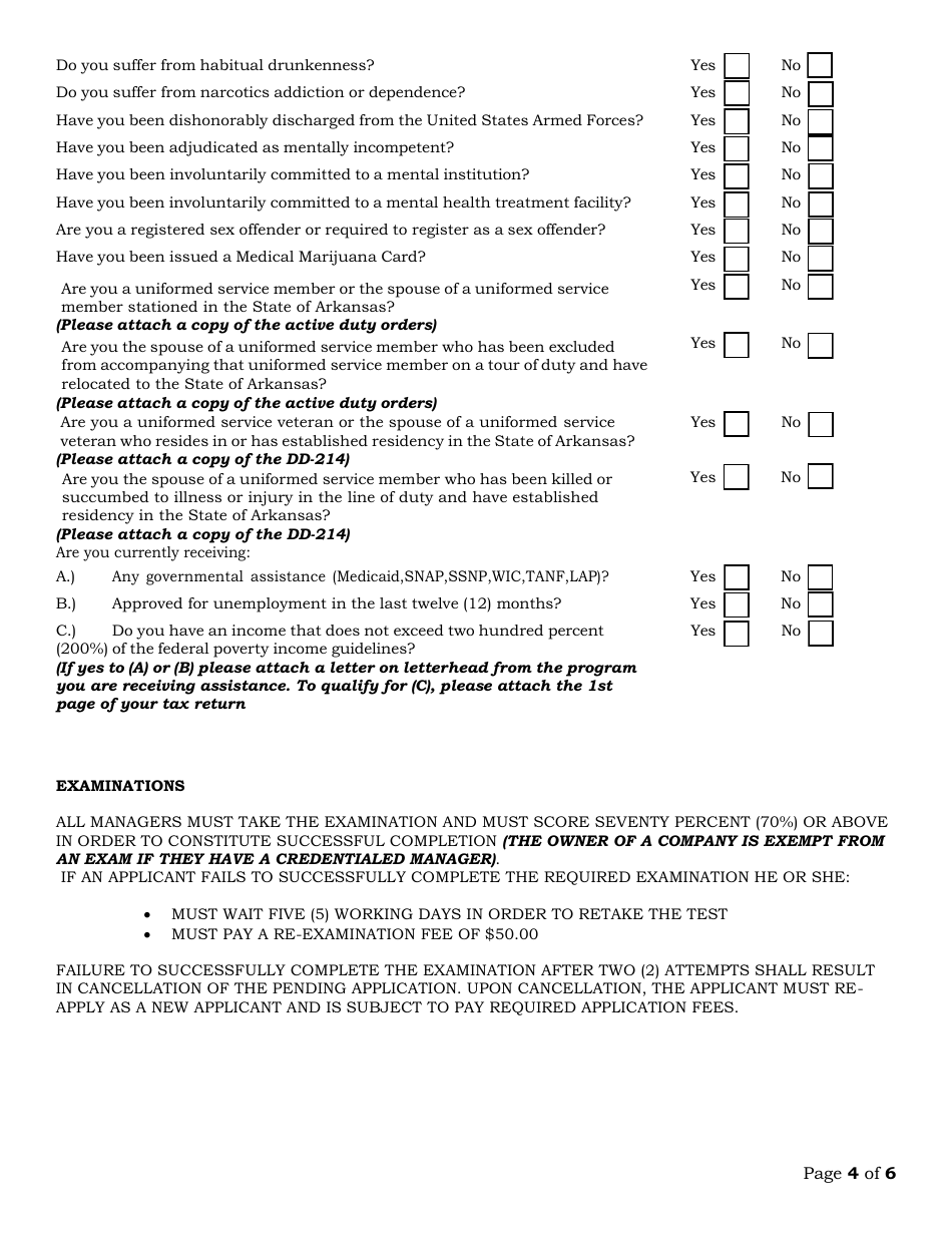 Private Business Recognition Application - Arkansas, Page 4